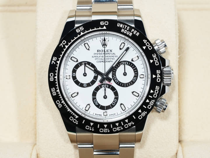 ロレックス デイトナ Ref.116500LN ステンレススチール ホワイト文字盤 美中古 8taowisr