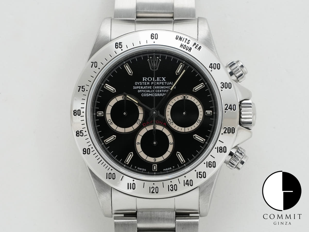 ロレックス デイトナ エルプリメロ Ref.16520 ステンレススチール ブラック文字盤 美中古 gjkyn678