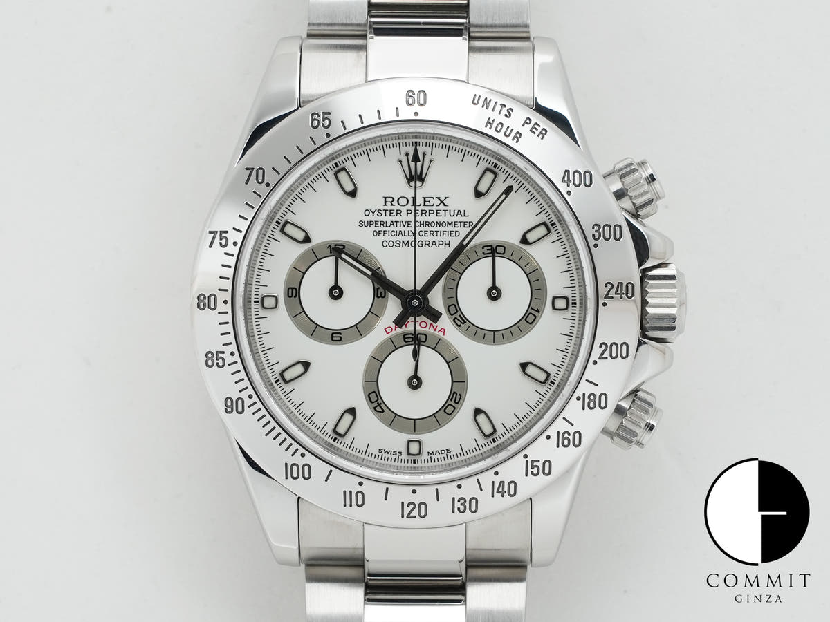 ロレックス デイトナ Ref.116520 ステンレススチール アイボリー文字盤 中古 o5x24zk8