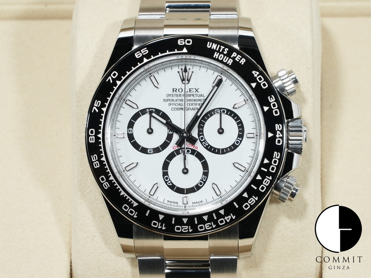 ロレックス デイトナ Ref.126500LN ステンレススチール ホワイト文字盤 未使用 xchxwr8r