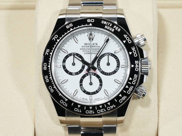 ロレックス デイトナ Ref.126500LN ステンレススチール ホワイト文字盤 未使用 xchxwr8r