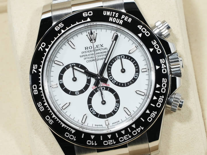 ロレックス デイトナ Ref.126500LN ステンレススチール ホワイト文字盤 未使用 xchxwr8r