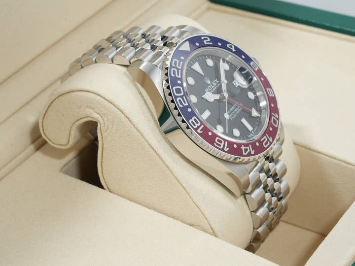 ロレックス GMTマスターII Ref.126710BLRO ステンレススチール ブラック文字盤 ジュビリーブレスレット 未使用 v97dn45j