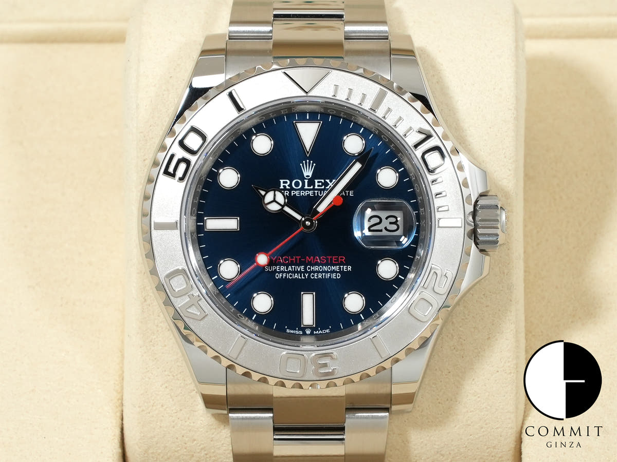 ロレックス ヨットマスター40 Ref.126622 ステンレススチール/プラチナ ブライトブルー文字盤 未使用 di7hkjmi