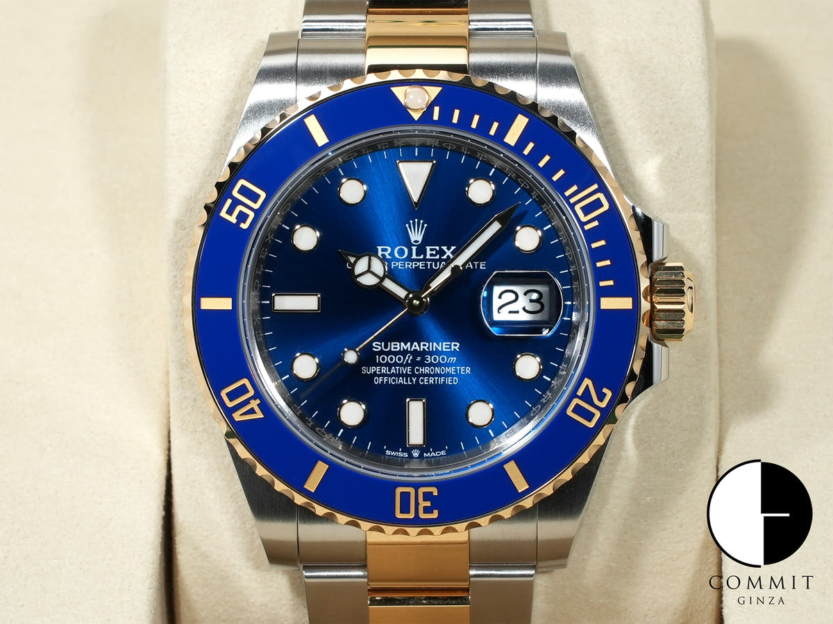 ロレックス サブマリーナー デイト Ref.126613LB ステンレススチール/イエローゴールド ブルー文字盤 未使用 3q88f5t8