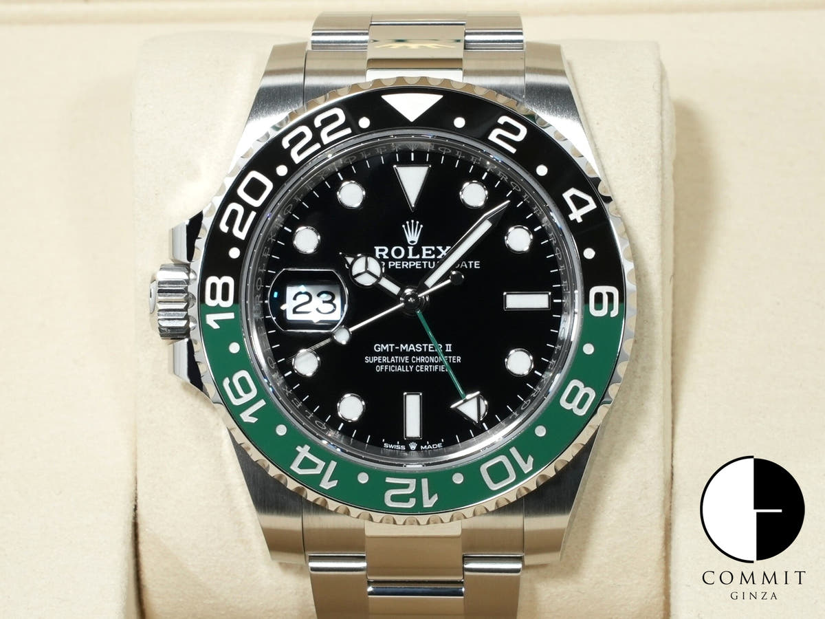 ロレックス GMTマスターII Ref.126720VTNR ステンレススチール ブラック文字盤 オイスターブレスレット 未使用 7j6gwsws