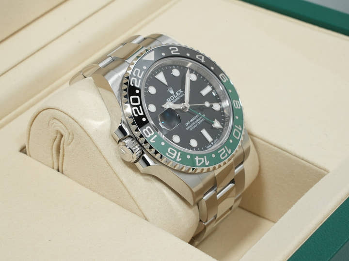 ロレックス GMTマスターII Ref.126720VTNR ステンレススチール ブラック文字盤 オイスターブレスレット 未使用 7j6gwsws