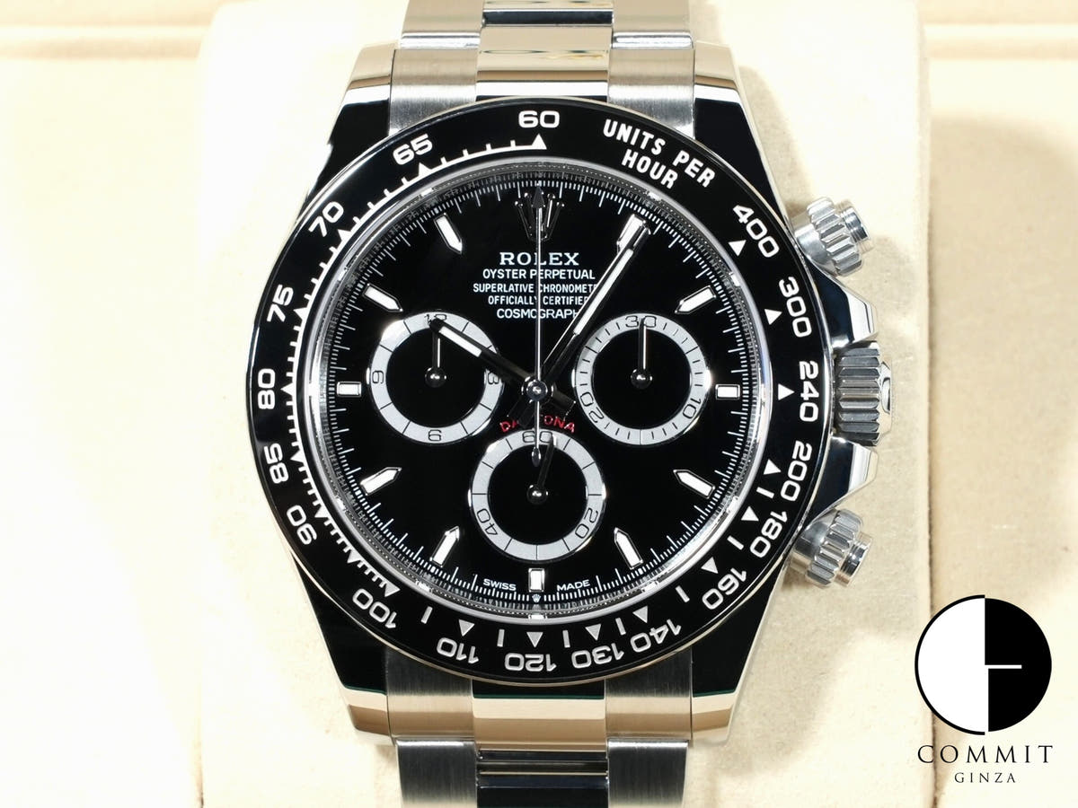 ロレックス デイトナ Ref.126500LN ステンレススチール ブラック文字盤 未使用 jbv2free