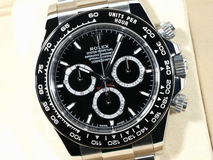 ロレックス デイトナ Ref.126500LN ステンレススチール ブラック文字盤 未使用 jbv2free