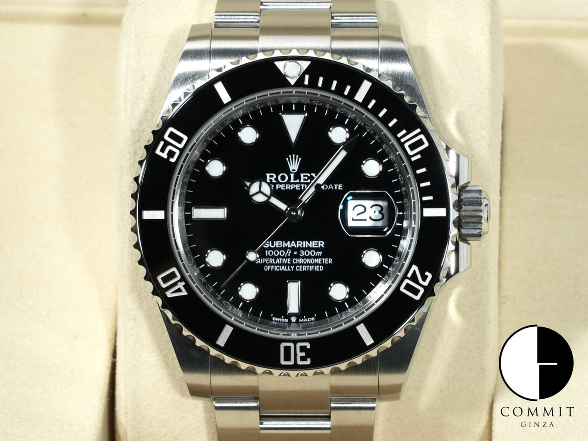 ロレックス サブマリーナー デイト Ref.126610LN ステンレススチール ブラック文字盤 未使用 vtfo4jdq