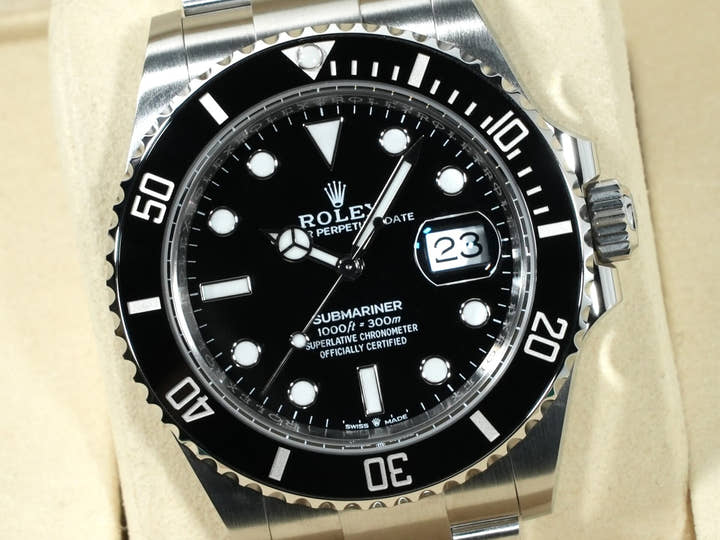 ロレックス サブマリーナー デイト Ref.126610LN ステンレススチール ブラック文字盤 未使用 vtfo4jdq