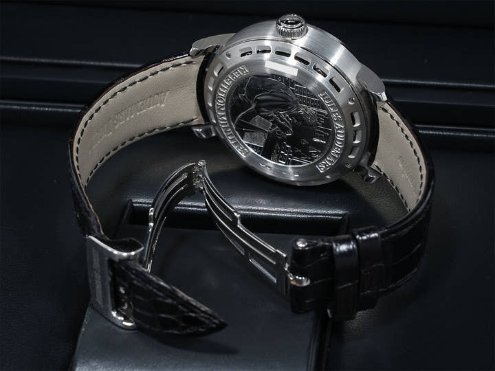 オーデマピゲ ジュール オーデマ ミニッツリピーター スーパーソヌリ Ref.26590PT.OO.D002CR.01 プラチナ ブラックエナメル文字盤 美中古 sa5j2krv