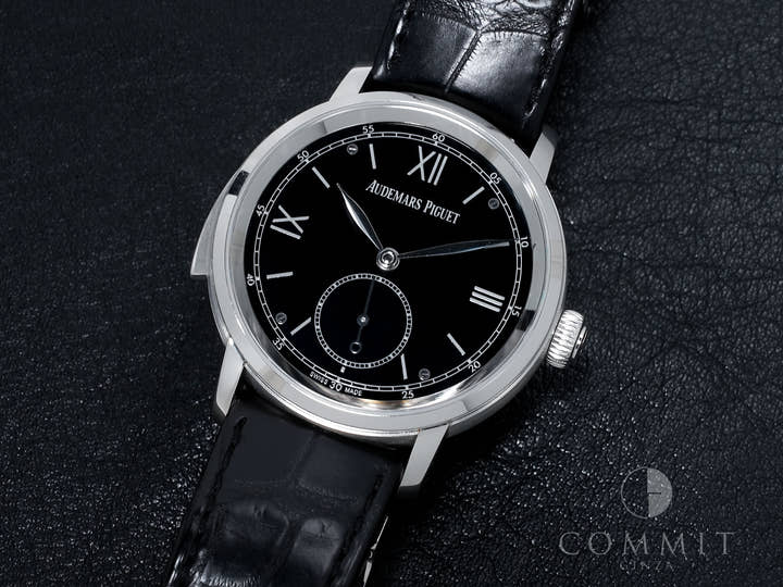 オーデマピゲ ジュール オーデマ ミニッツリピーター スーパーソヌリ Ref.26590PT.OO.D002CR.01 プラチナ ブラックエナメル文字盤 美中古 sa5j2krv