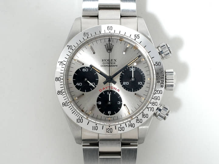 ロレックス デイトナ Ref.6265 ステンレススチール シルバー文字盤 中古 8atpkkuq