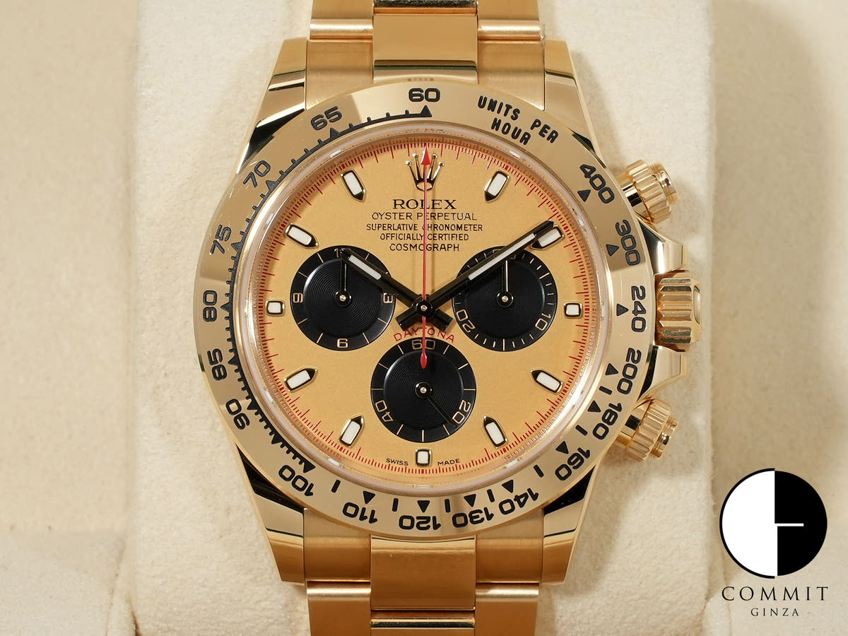 ロレックス デイトナ Ref.116508 イエローゴールド ゴールドxブラック文字盤 中古 87n3o7rb