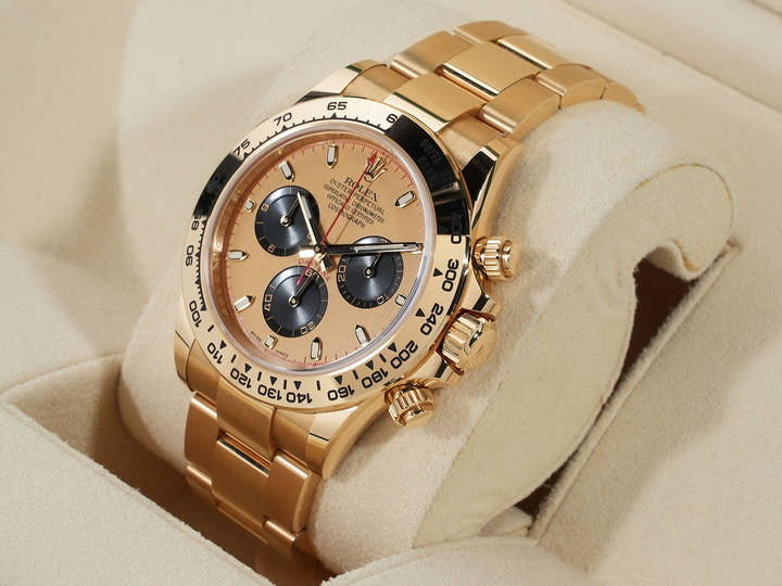 ロレックス デイトナ Ref.116508 イエローゴールド ゴールドxブラック文字盤 中古 87n3o7rb