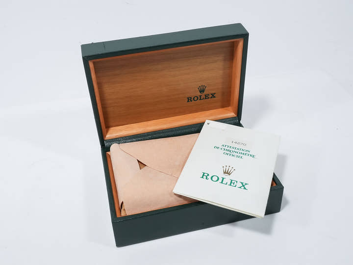 ロレックス エクスプローラーI Ref.14270 ステンレススチール ブラック文字盤 オイスターブレスレット 中古 mfoqyym7