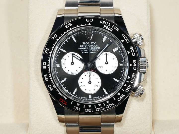 ロレックス デイトナ Ref.126529LN ホワイトゴールド ブライトブラック文字盤 未使用 sg2hxiqa