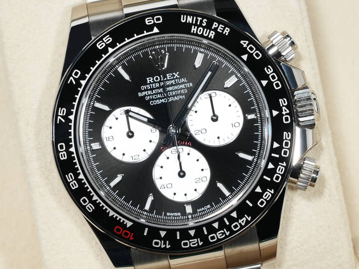 ロレックス デイトナ Ref.126529LN ホワイトゴールド ブライトブラック文字盤 未使用 sg2hxiqa