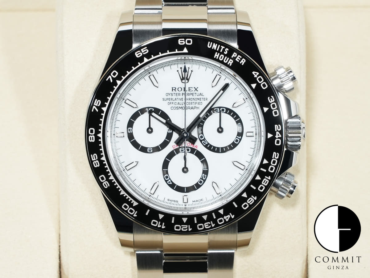 ロレックス デイトナ Ref.126500LN ステンレススチール ホワイト文字盤 未使用 2zheo435