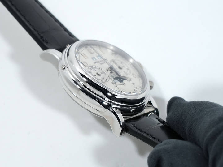 パテックフィリップ パーペチュアルカレンダー スプリットセコンド クロノグラフ Ref.5004P-021 プラチナ シルバー文字盤 美品 p8vxee69