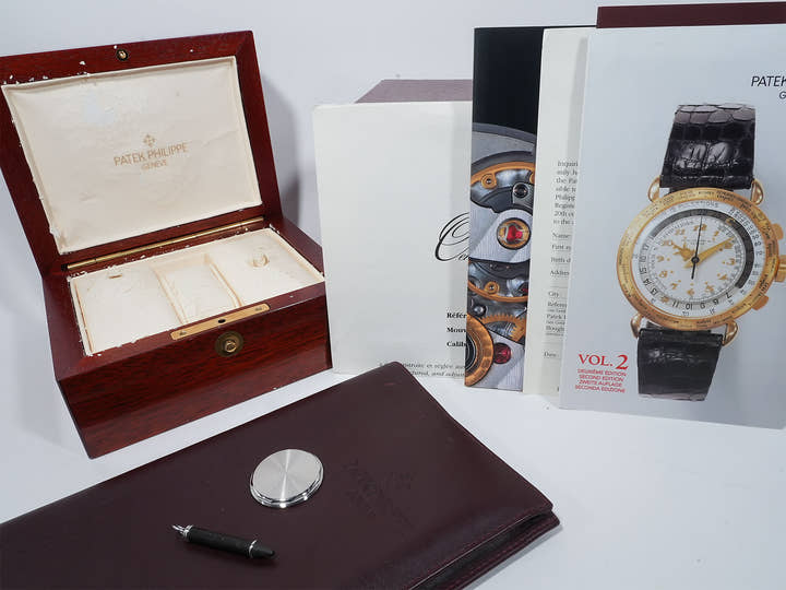 パテックフィリップ パーペチュアルカレンダー スプリットセコンド クロノグラフ Ref.5004P-021 プラチナ シルバー文字盤 美品 p8vxee69