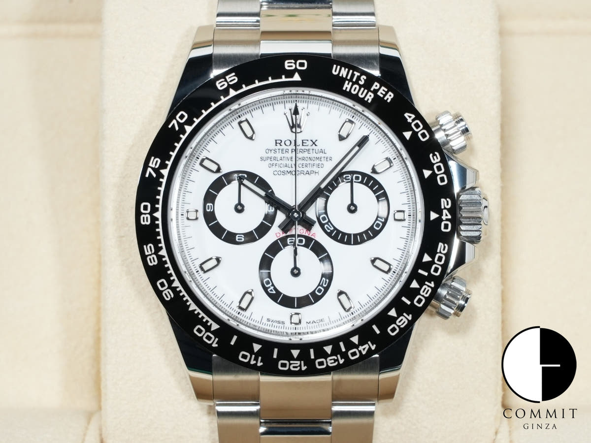 ロレックス デイトナ Ref.116500LN ステンレススチール ホワイト文字盤 未使用 zqnfan3g