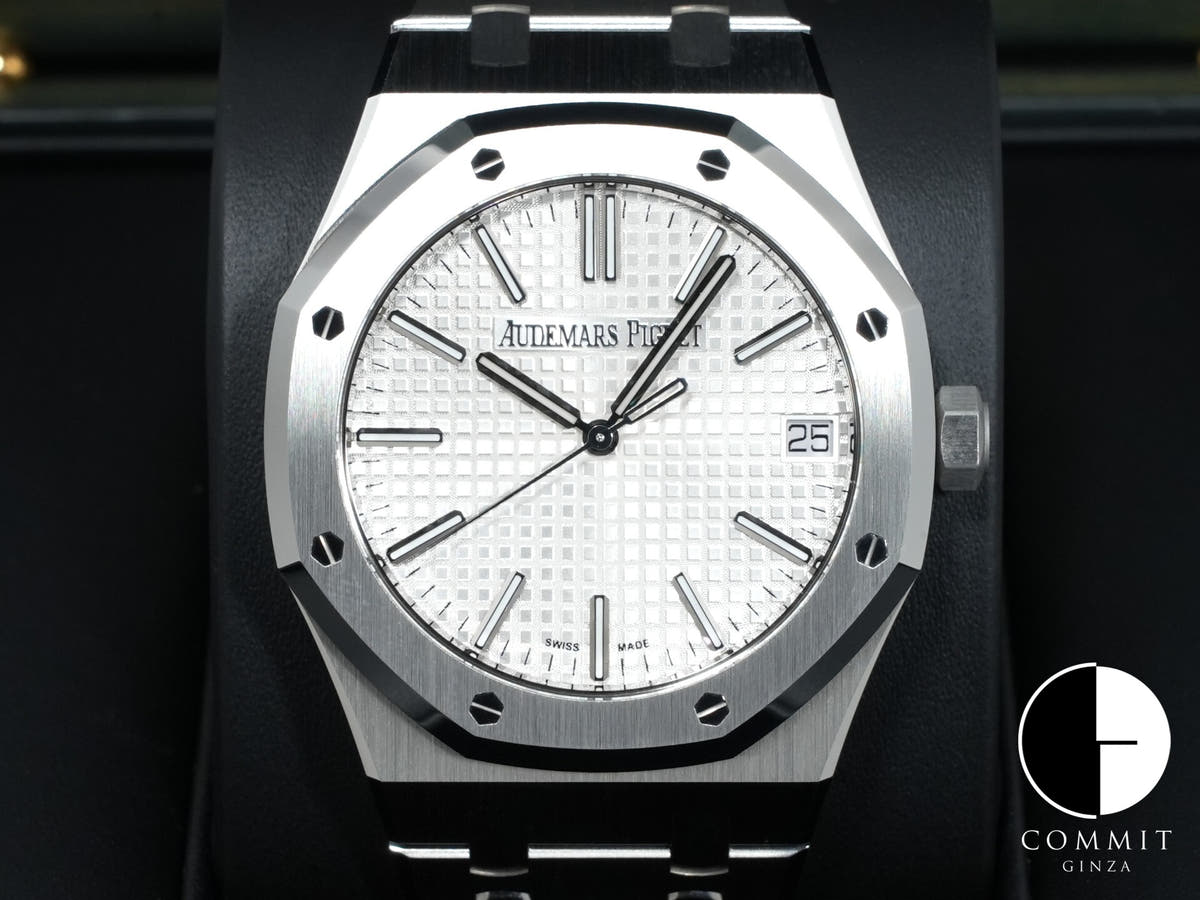 オーデマピゲ ロイヤルオーク 50周年記念 Ref.15510ST.OO.1320ST.03 ステンレススチール シルバー文字盤 未使用 dqve3s8b