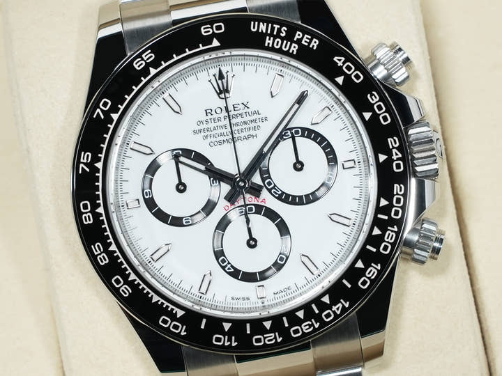 ロレックス デイトナ Ref.126500LN ステンレススチール ホワイト文字盤 未使用 fo9x8kt8