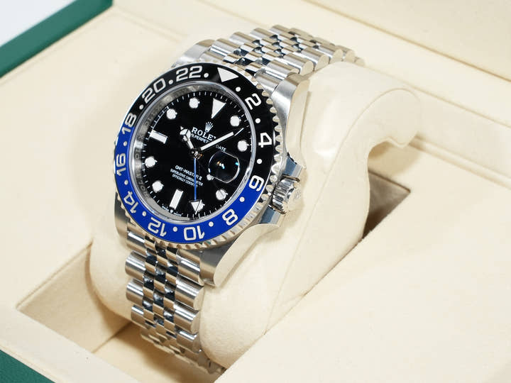 ロレックス GMTマスターII Ref.126710BLNR ステンレススチール ブラック文字盤 ジュビリーブレスレット 未使用 447a7jg6