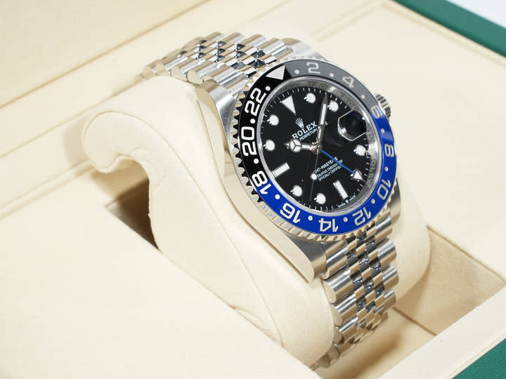 ロレックス GMTマスターII Ref.126710BLNR ステンレススチール ブラック文字盤 ジュビリーブレスレット 未使用 447a7jg6