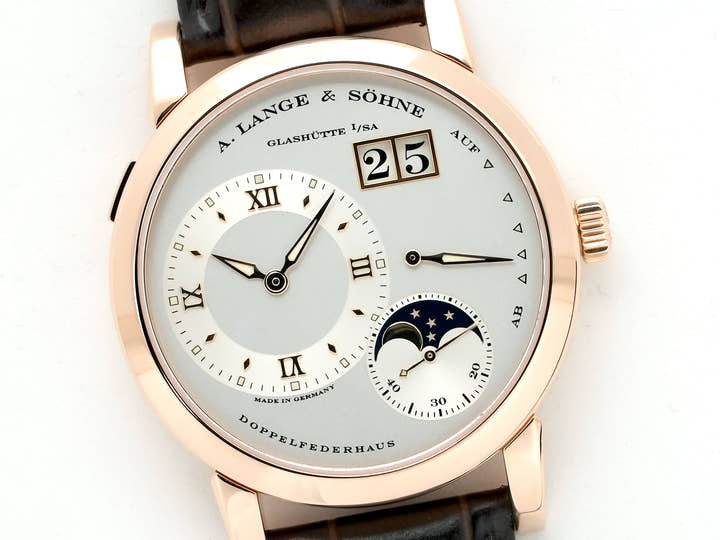 A.ランゲ&ゾーネ ランゲ1 ムーンフェイズ Ref.109.032 ピンクゴールド シルバー文字盤 美中古 wycujm2a
