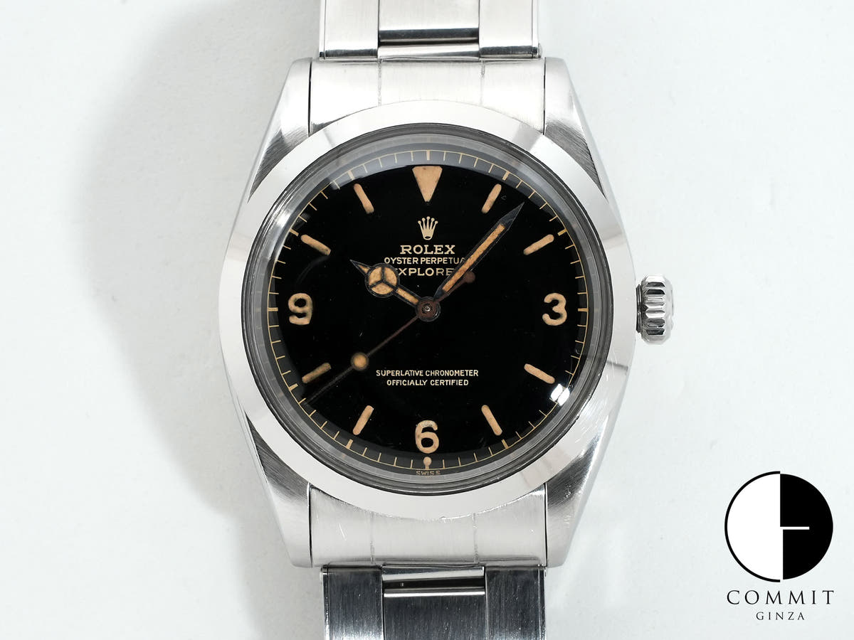 ロレックス エクスプローラーI Ref.1016 ステンレススチール ブラック文字盤 中古 2nqbux7w