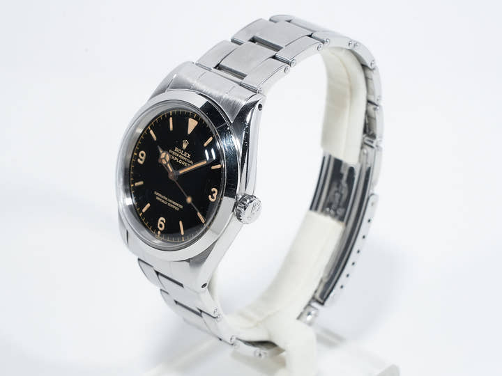 ロレックス エクスプローラーI Ref.1016 ステンレススチール ブラック文字盤 中古 2nqbux7w