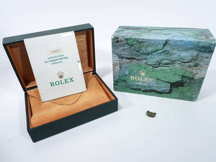 ロレックス デイトナ エルプリメロ Ref.16523 ステンレススチール/イエローゴールド シャンパン文字盤 中古 bg4pssat