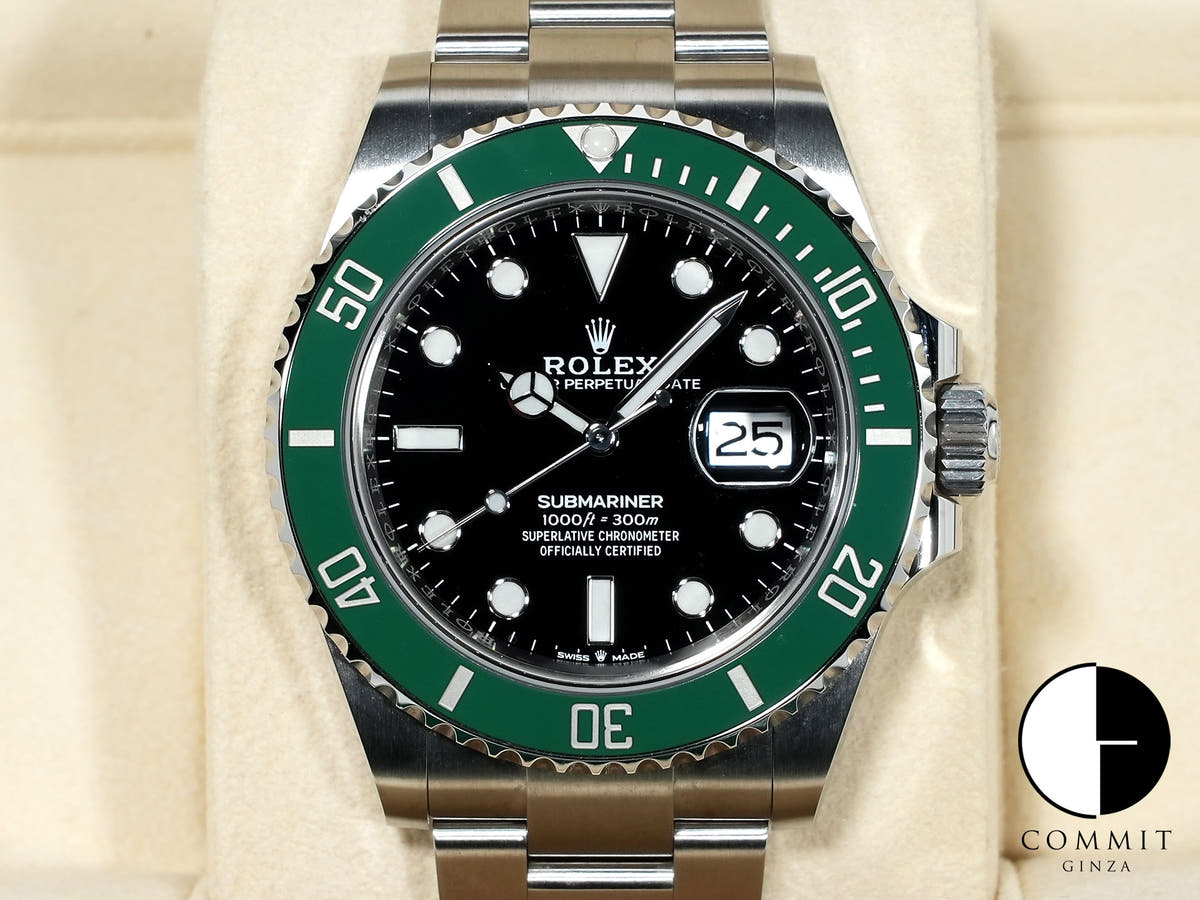 ロレックス サブマリーナー デイト Ref.126610LV ステンレススチール ブラック文字盤 中古 he2tvgd8