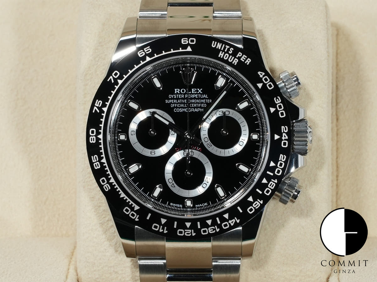 ロレックス デイトナ Ref.116500LN ステンレススチール ブラック文字盤 未使用 edqqshz3