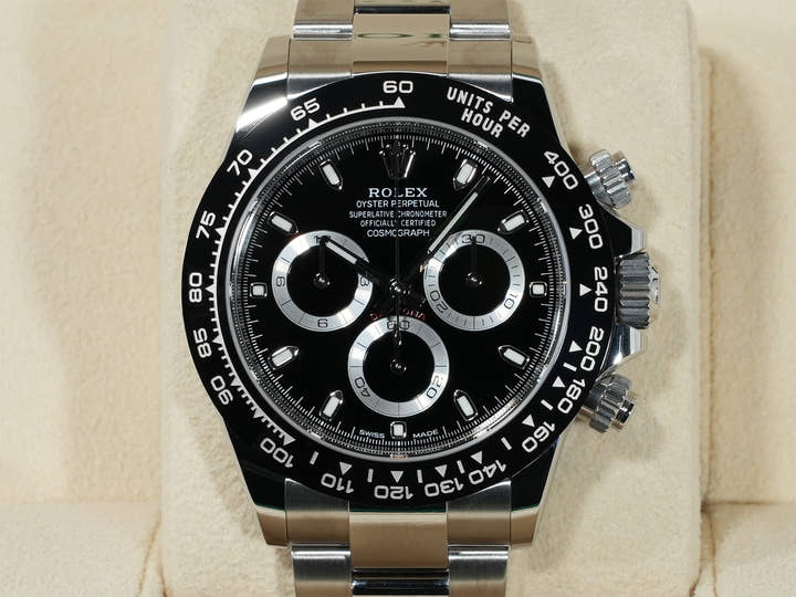 ロレックス デイトナ Ref.116500LN ステンレススチール ブラック文字盤 未使用 edqqshz3