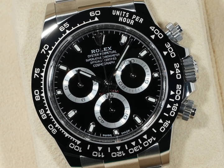 ロレックス デイトナ Ref.116500LN ステンレススチール ブラック文字盤 未使用 edqqshz3