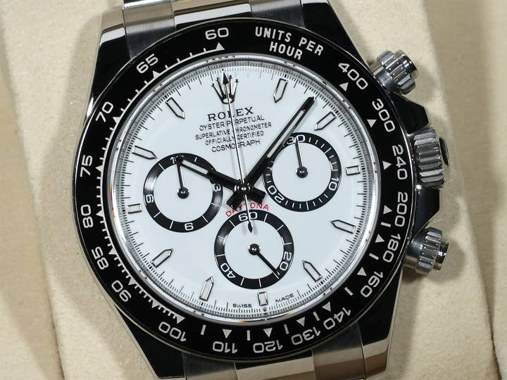 ロレックス デイトナ Ref.126500LN ステンレススチール ホワイト文字盤 中古 gwsabbwb