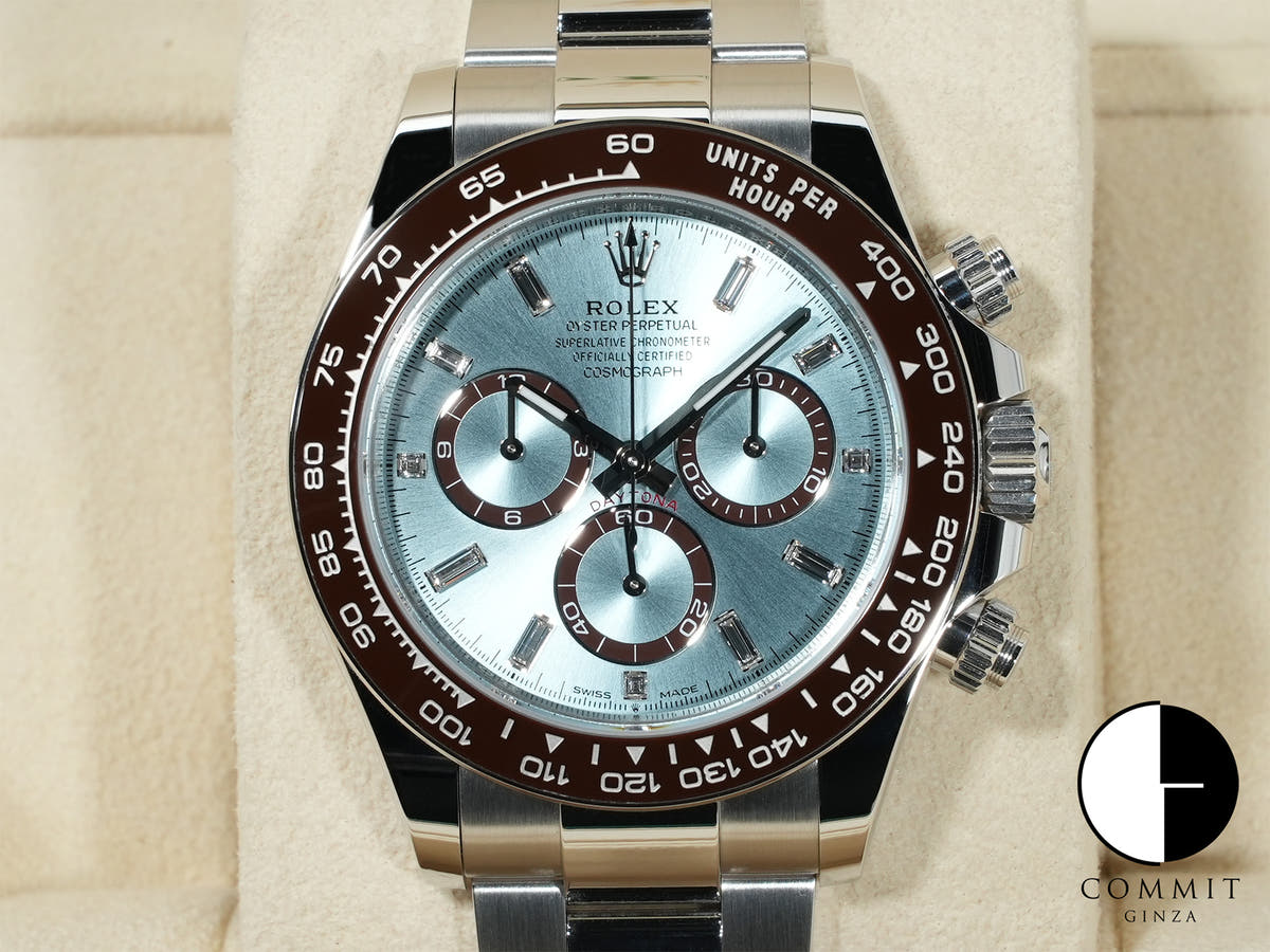 ロレックス デイトナ Ref.126506A プラチナ アイスブルーx11Pダイヤ文字盤 未使用 54gem3r2