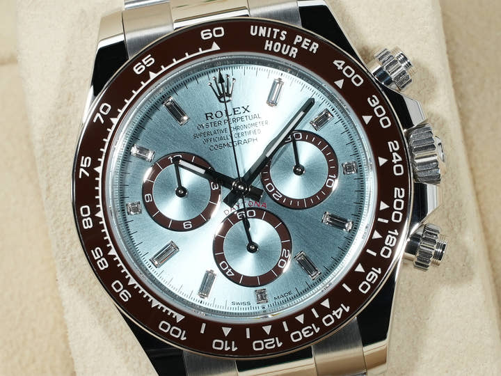 ロレックス デイトナ Ref.126506A プラチナ アイスブルーx11Pダイヤ文字盤 未使用 54gem3r2