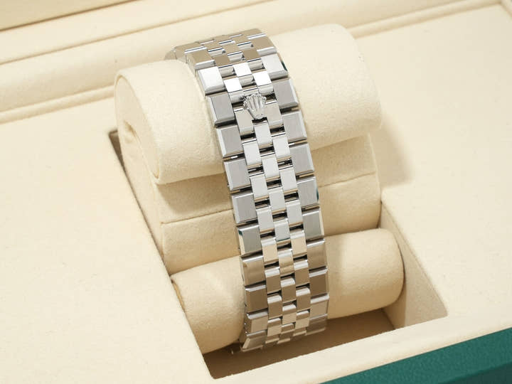 ロレックス ランドドゥエラー Ref.127334 ステンレススチール/ホワイトゴールド ホワイト文字盤 ジュビリーブレスレット 美品 kuin6fiy