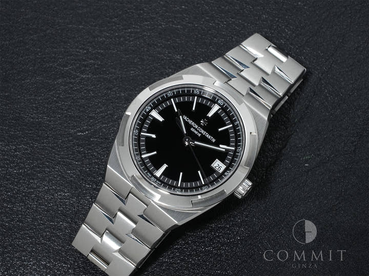 Vacheron Constantin Overseas Ref. 4500V/110A-B483 Stainless Steel Black Dial Excellent Condition wjcw5v5a