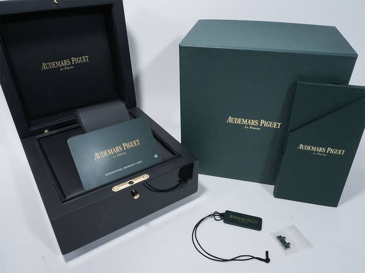 オーデマピゲ ロイヤルオーク Ref.15450ST.OO.1256ST.03 ステンレススチール ブルー文字盤 美中古 32t6bw3c