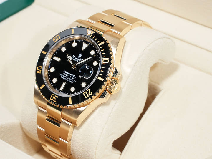 ロレックス サブマリーナー デイト Ref.126618LN イエローゴールド ブラック文字盤 美品 adsjvhk6