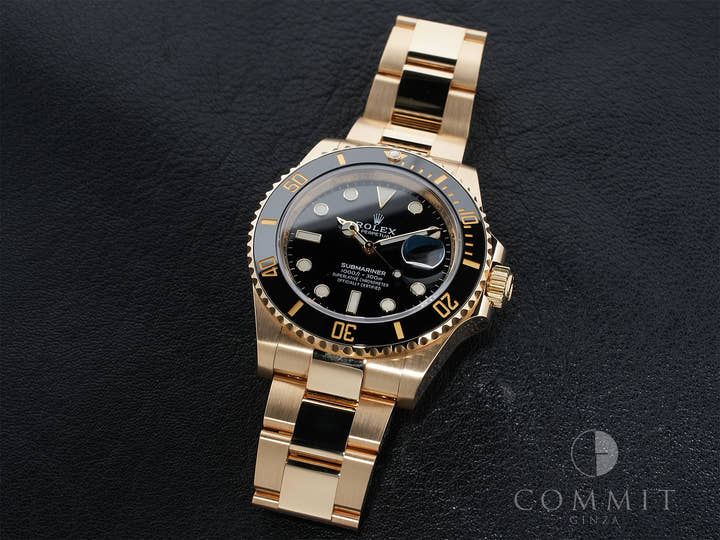 ロレックス サブマリーナー デイト Ref.126618LN イエローゴールド ブラック文字盤 美品 adsjvhk6