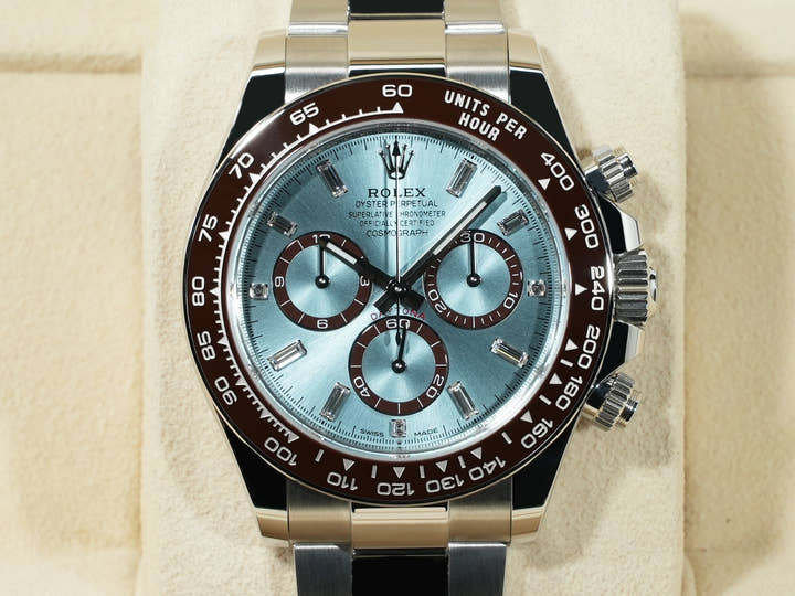 Rolex Daytona Ref. 126506A Platinum Ice Blue with 11 Diamond Dial, Unused, sz7nzuu7