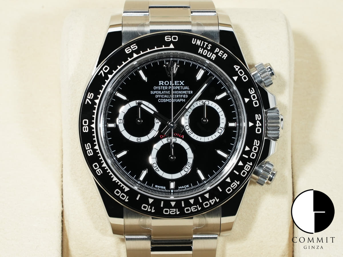 Rolex Daytona Ref. 126500LN Stainless Steel Black Dial Unused gy6q65nn