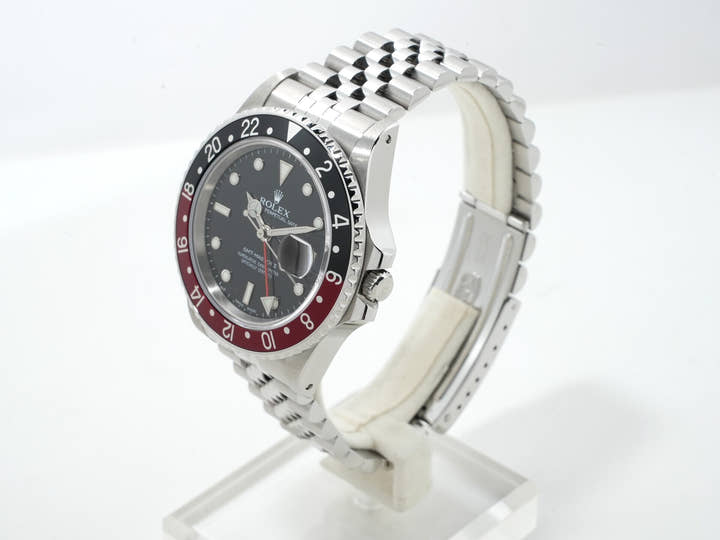 ロレックス GMTマスターII Ref.16760 ステンレススチール ブラック文字盤 ジュビリーブレスレット 美品 4jtirybc